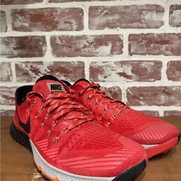 Nike Mens Sz 11.5 Air Zoom Terra Kiger 3 RED/ORANGE Running Shoes Nike Mens Sz 11.5 Air Zoom Terra Kiger 3 RED/ORANGE Running  main image 3